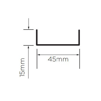 British Gypsum 25867/1 Gypframe MF7 Primary Support Channel 3600mm