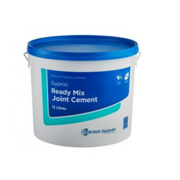 British Gypsum 04291/1 Gyproc Ready Mix Joint Cement 12 ltr