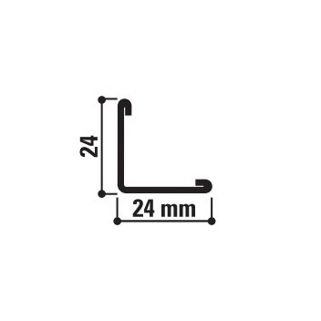 Rockfon Chicago Metalic Grid D1420-001 ECR Perimeter Wall Angle Trim