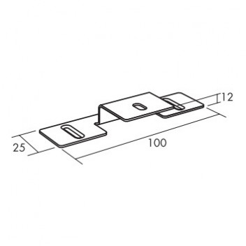 Ecophon 26301299 Direct Fixing Plate (50)