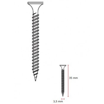 Senco HBGF3535TD Technofast Collated Screw 3.5 x 35mm Phosphate (1000)