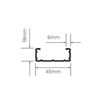 British Gypsum 04667/4 Gypframe GL1 Lining Channel 3600mm