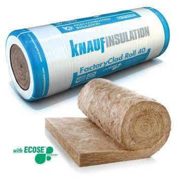 Knauf 612931 FactoryClad Roll 40 300mm x 1200mm x 3.2m (24)