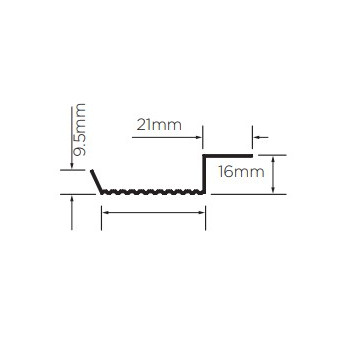 British Gypsum 04128/0 Gypframe RB1 Resilient Bar 3000mm