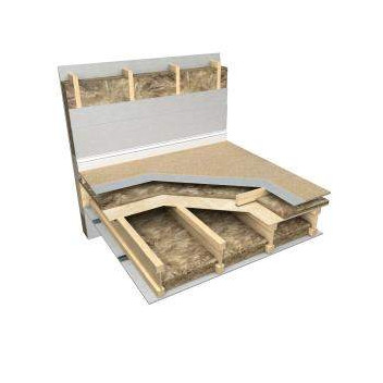 Knauf 606068 Rocksilk Acoustic Floor Slab Plus 50mm x 600mm x 1m (4pk)