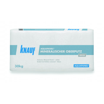 Knauf 100286 Aquapanel Exterior Mineral Finish Plaster 30kg White