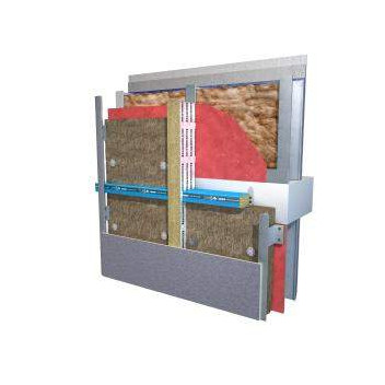 Knauf 834201 Rocksilk RainScreen OSCB44 100mm x (301-325 Void) x 1.2m