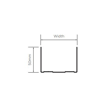 British Gypsum 10217/2 Gypframe 94 DC 60 Deep Flange Channel 3600mm