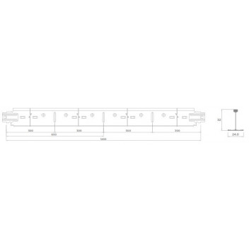 Ocelot SL2-1200 Powergrid X Cross Tee 1200mm