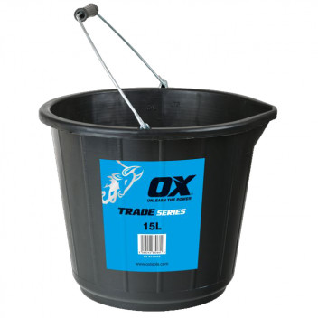 Ox Group OX-T110715 Trade Bucket Black 15l