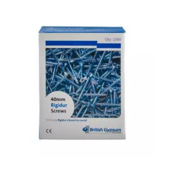 British Gypsum 30154/4 Glasroc Rigidur Screws 40mm (1000)