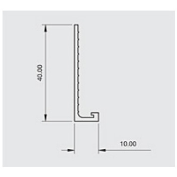 Renderplas RS10 Render Stop Bead PVCu 10mm x 2.5m White