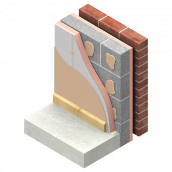 Kingspan Kooltherm K118 Ins Plasterboard 50mm x 1200mm x 2400mm