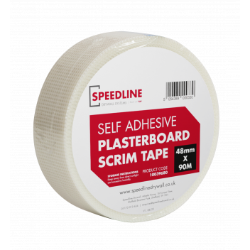 Speedline Plasterboard Scrim Tape Self-Adhesive 48mm x 90m